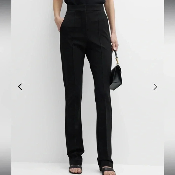 Max Mara Lari Pleated Straight-Leg Trousers - Picture 3 of 8